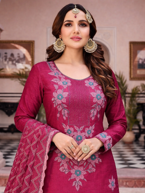 Exclusive Handicraft-Stitched Nakshi Two-Piece Set