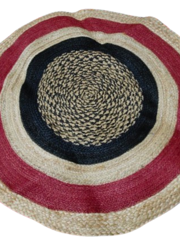 Handmade Braided Jute Round Rug
